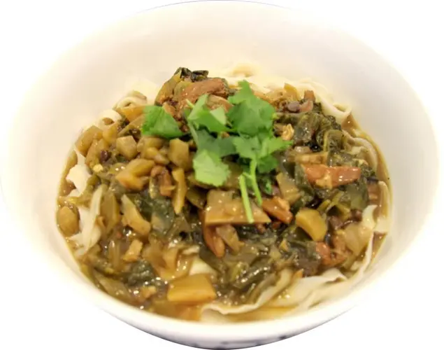 Noodle Pickled Mustard & Shredded Pork Sauce