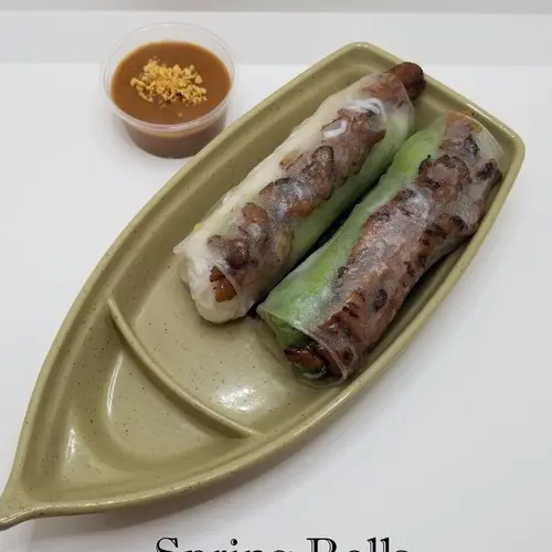 Grilled Beef Spring Rolls