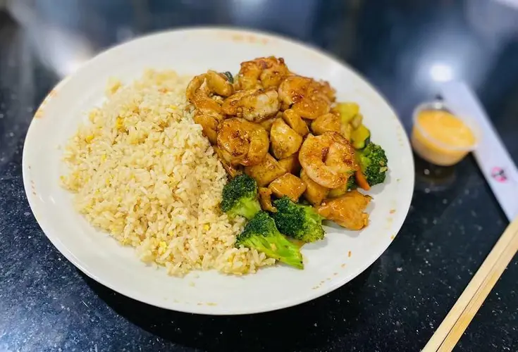 Hibachi Chicken & Shrimp