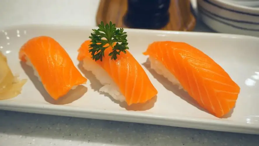 Salmon Sushi Plate
