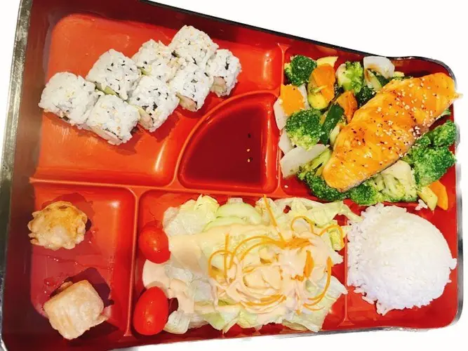 Teriyaki Salmon Bento