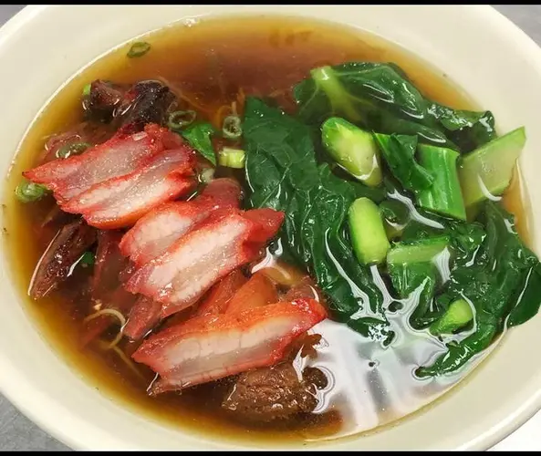 Chinese Roast Porknoodle Soup