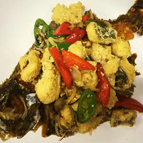 Spicy Salt Pepper Flounder Fillet