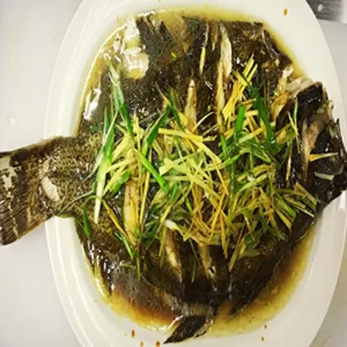 Steamed Flounder Ginger Scallion