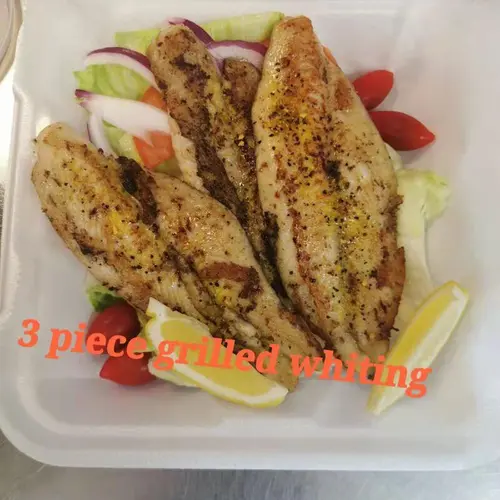Fried Whiting Salad
