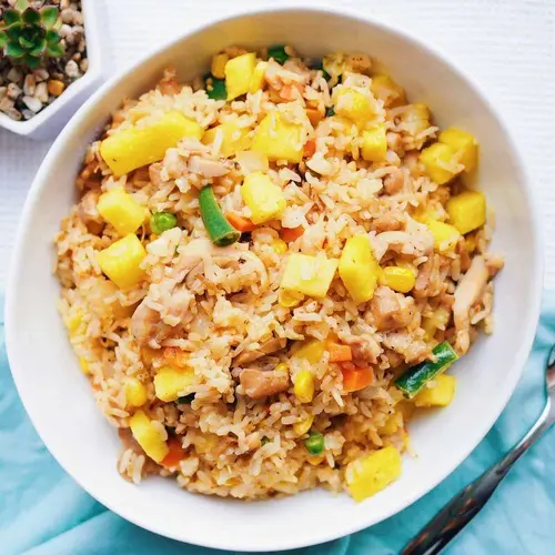 Pineapple Chicken Fried Rice
