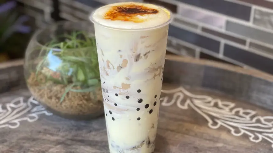 Boba Puff Milk Tea