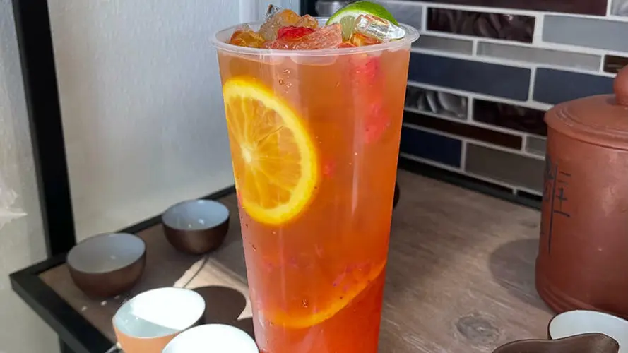 Strawberry Orange Fruit Tea