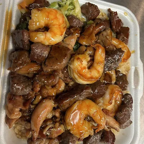 Hibachi Chicken Steak Shrimp