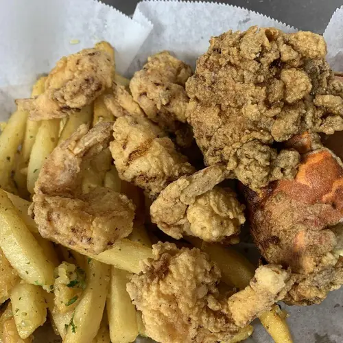 Fried Lobster Tail & Shrimps