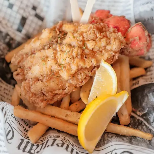 Fried Lobster Tail & Fries