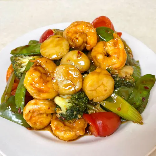 Shrimp & Scallop Garlic Sauce