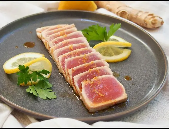 Seared Tuna Sashimi