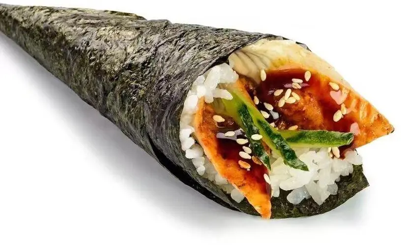 Eel Cucumber Hand Roll