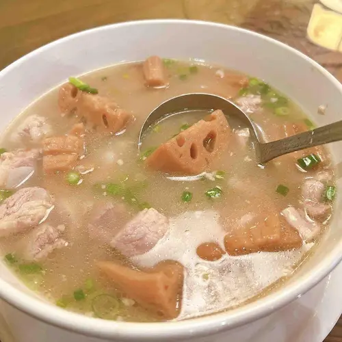 Lotus Root And Rib Soup