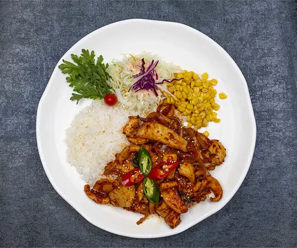 Squid Over Rice