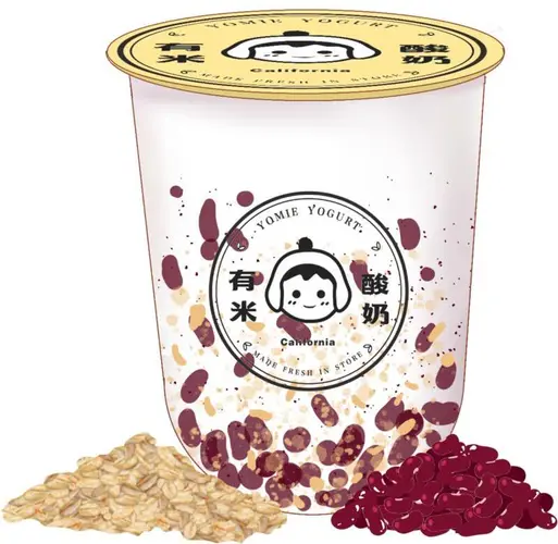 Red Bean Oats Yogurt