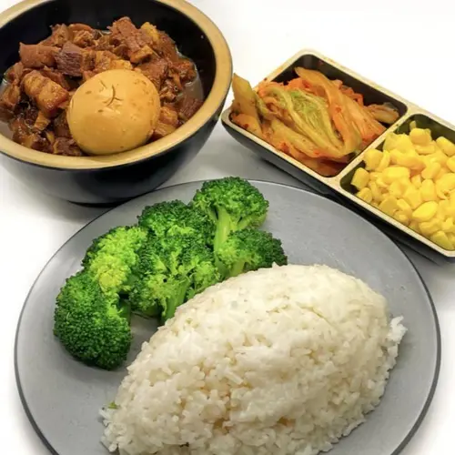 Pork Stew Rice Meal Set