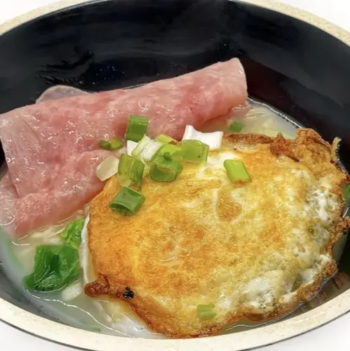 Instant Beef Noodle Ham And Egg