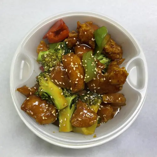 Sesame Chicken Over Rice