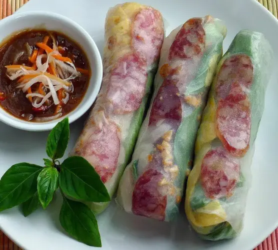 Sausage Spring Rolls
