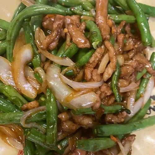 Sauteed Pork String Beans