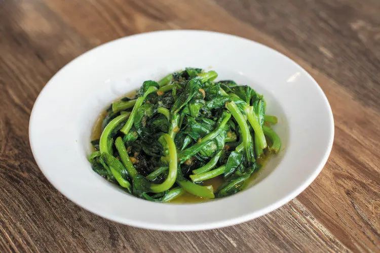 Snow Pea Tips Minced Garlic