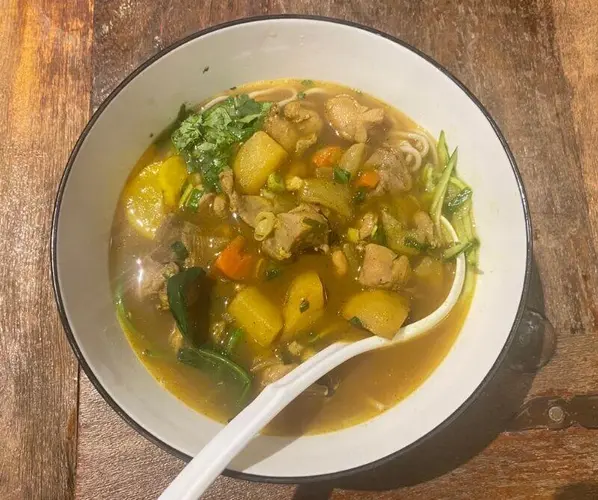 Curry Chicken Noodle Soup