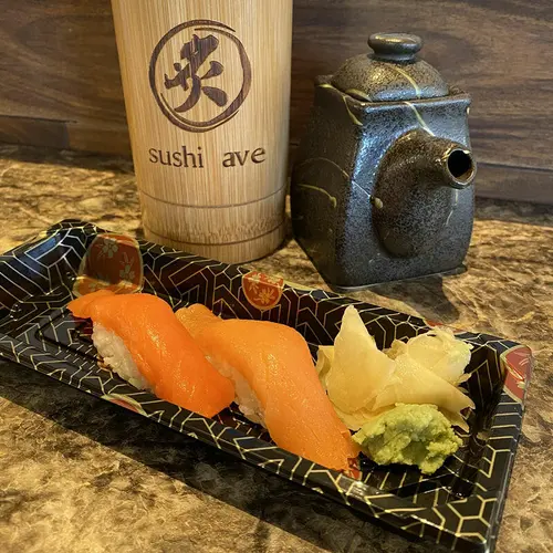 Smoke Salmon Sashimi
