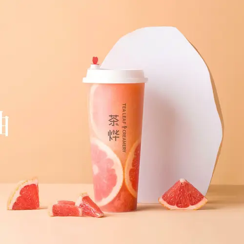 Fresh Grapefruit Smoothie Tea