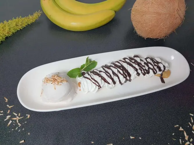 Fried Banana Ice Cream