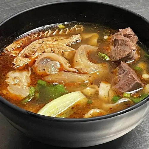 Spicy Stew Beef Combo Noodle Soup