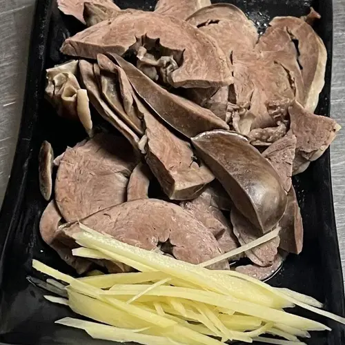 Sliced Boiled Pork Heart