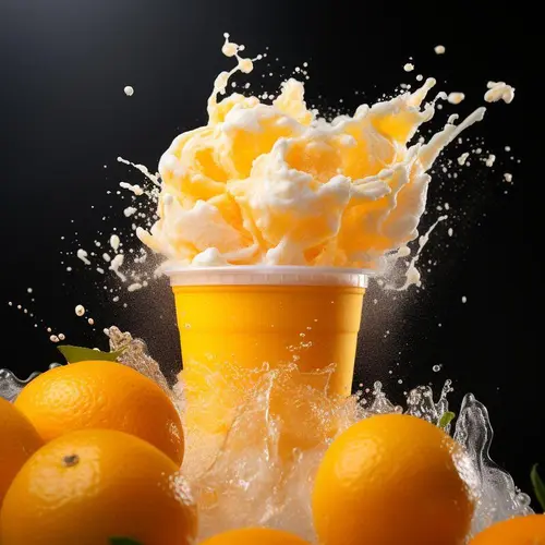Fresh Orange Slushie Tea
