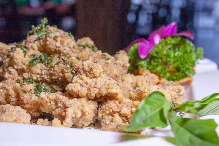Basil Chicken Karaage