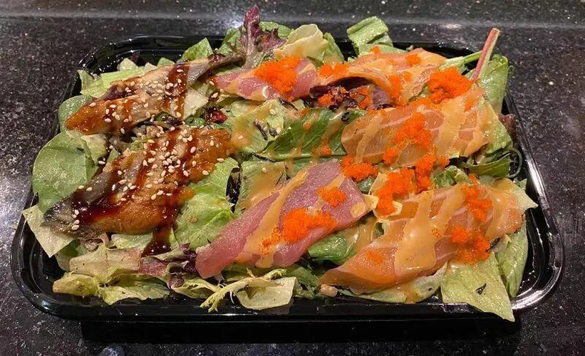 Salmon Hijiki Salad