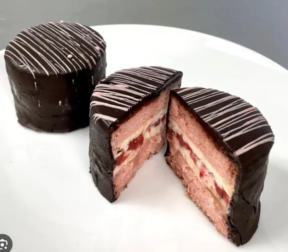 Strawberry Ganache Cake