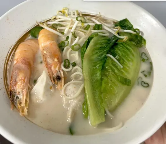 Coconutseafood Noodle Soup
