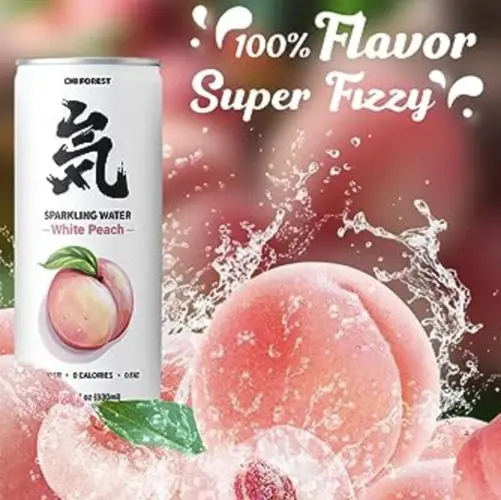 Peach Sparking Water
