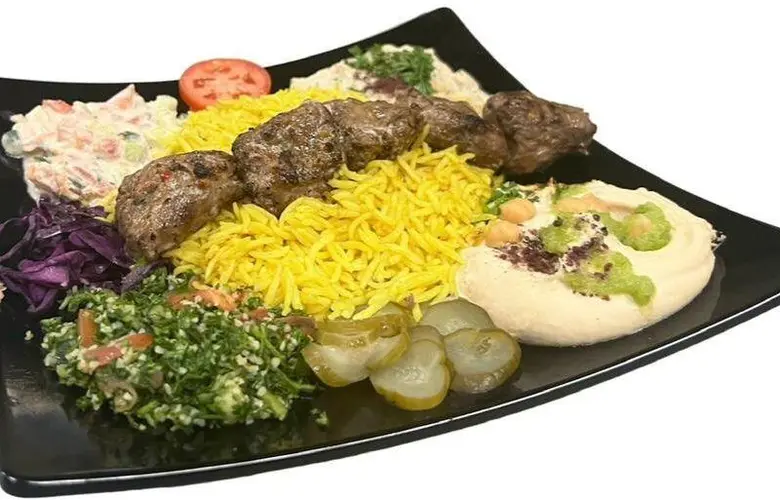 Lamb Kabob Platter