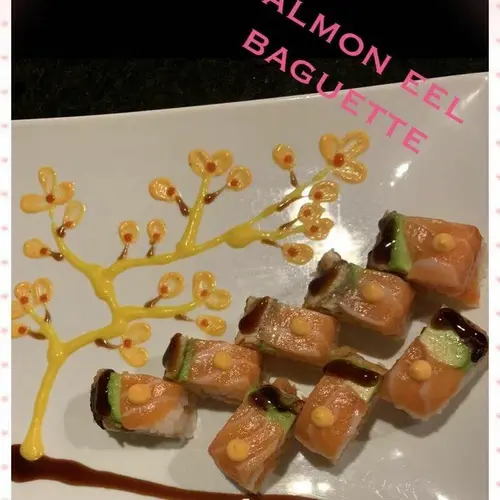 Salmon Eel Baguettes Roll