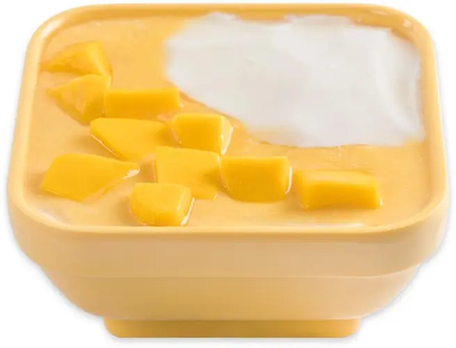 Mango Coco Tofu Pudding