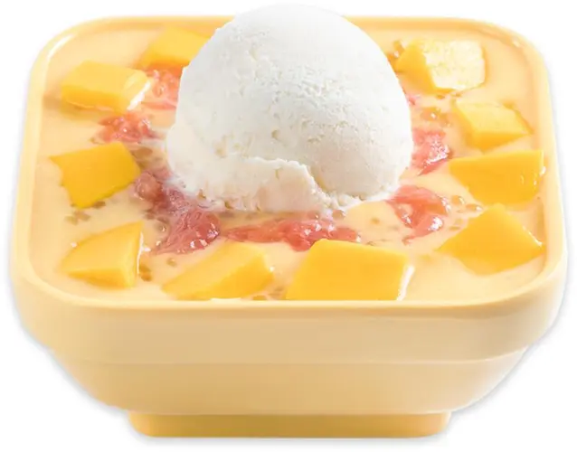 Mango Pomelo Sago Vanilla Ice Cream