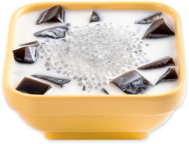 Coconut Milk Sago Grass Jelly
