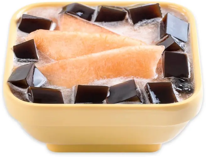 Cantoloupe Grass Jelly