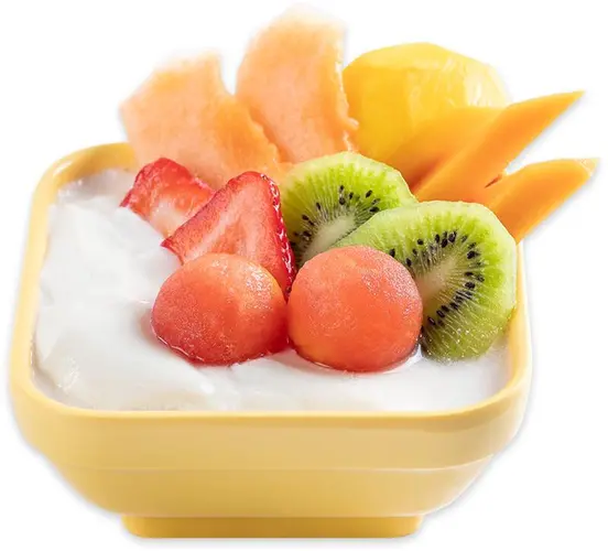 Mix Fruit Tofu Pudding Coconut Juice