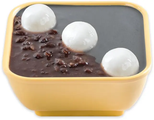 Sesame & Red Bean Soup Sesame Rice Balls