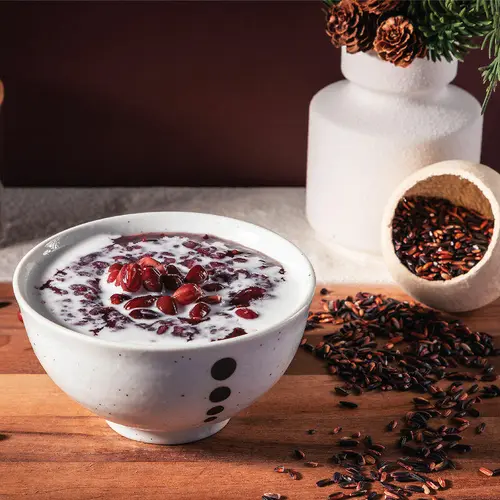 Purple Rice Soup Coconut Milk