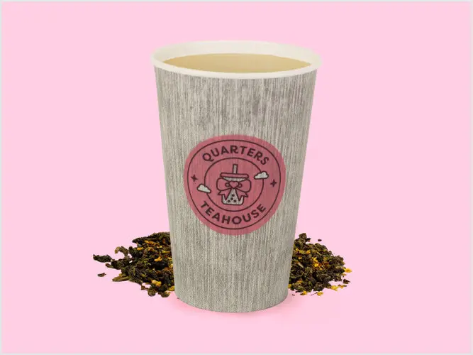 Hot Osmanthus Oolong Milk Tea