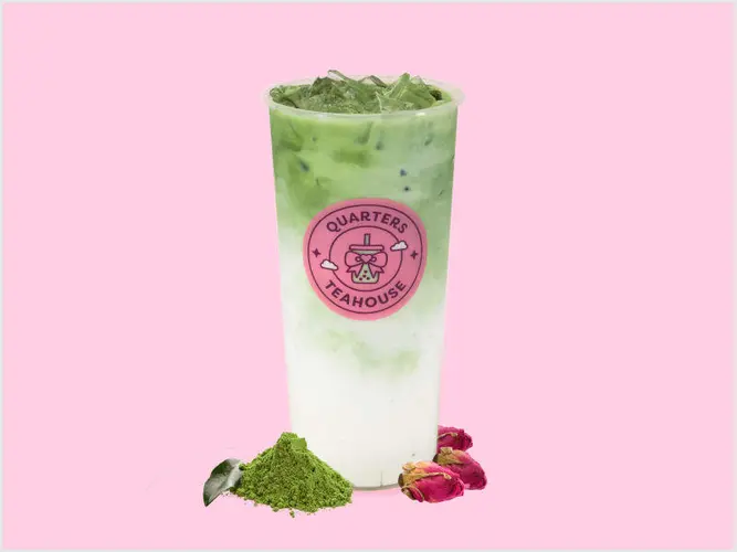 Rose Matcha Latte